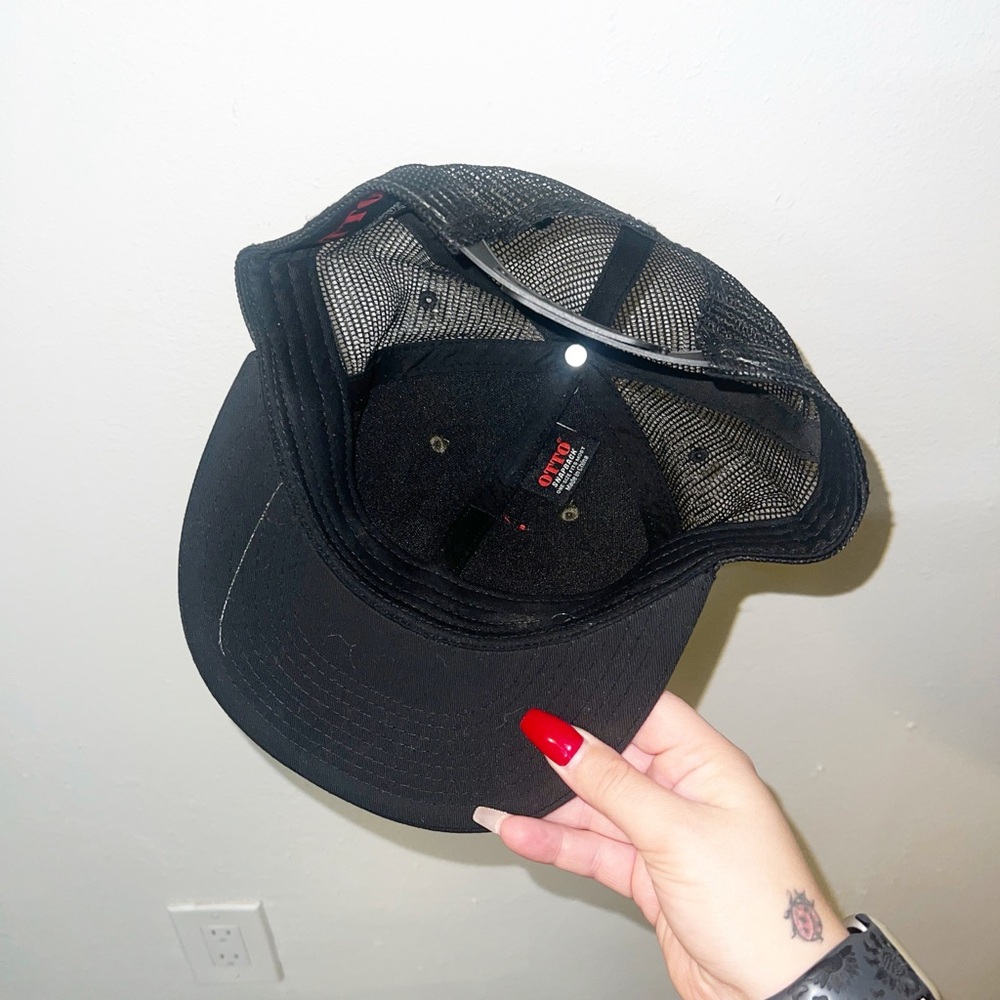 John Pardi Otto camo and black mesh trucker California patch SnapBack - Picture 5 of 8